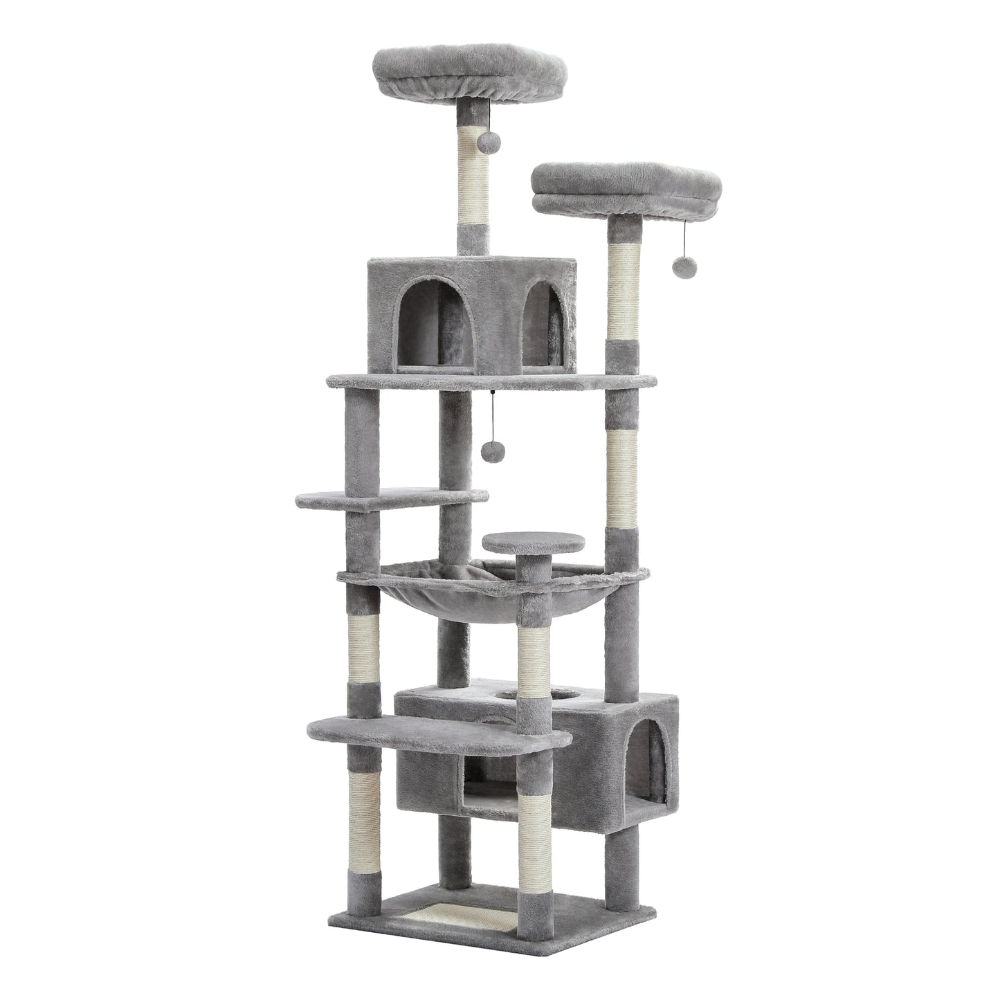 Large Cat Tree Tall Cat Tower for Indoor Cats Multi-Level