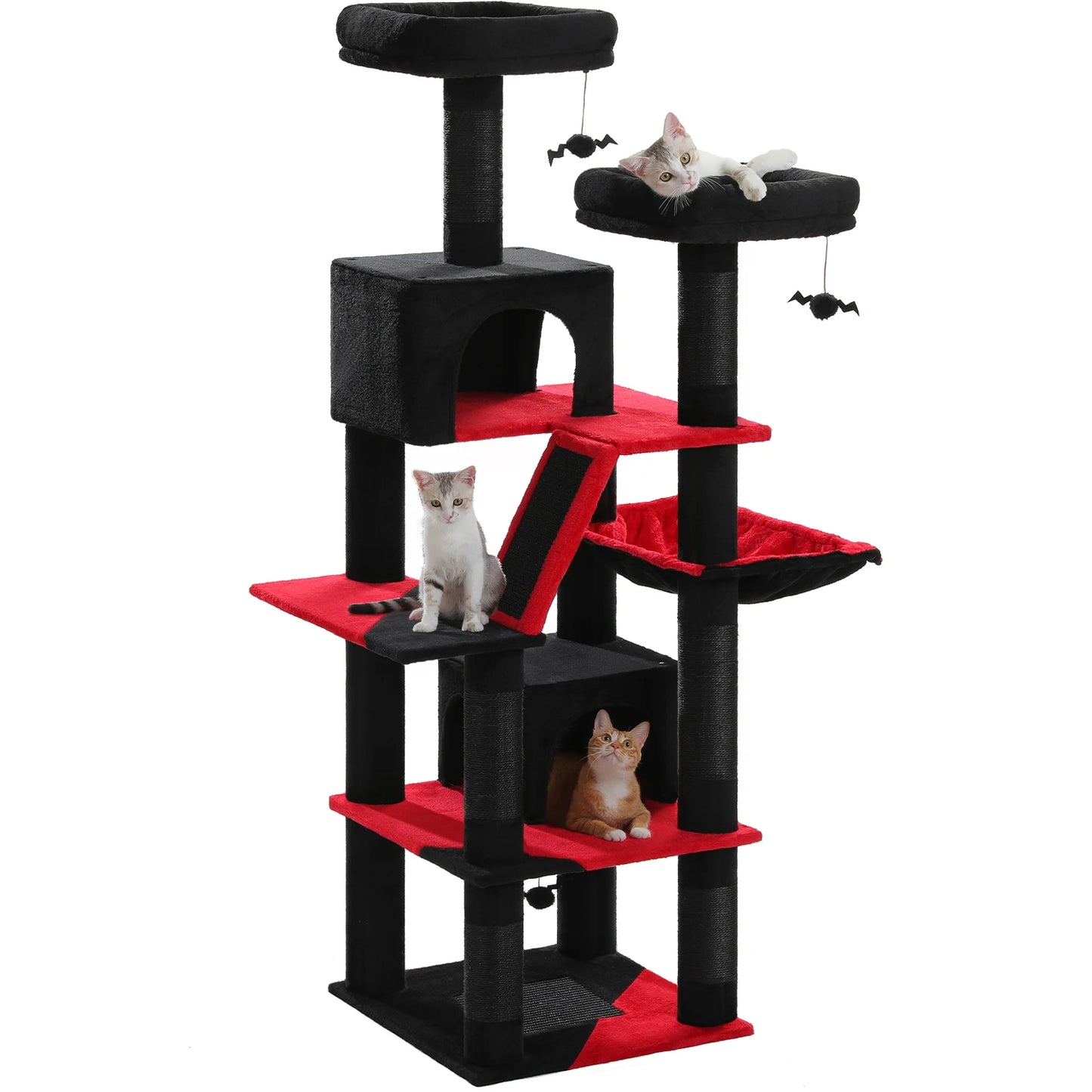 Large Cat Tree Tall Cat Tower for Indoor Cats Multi-Level