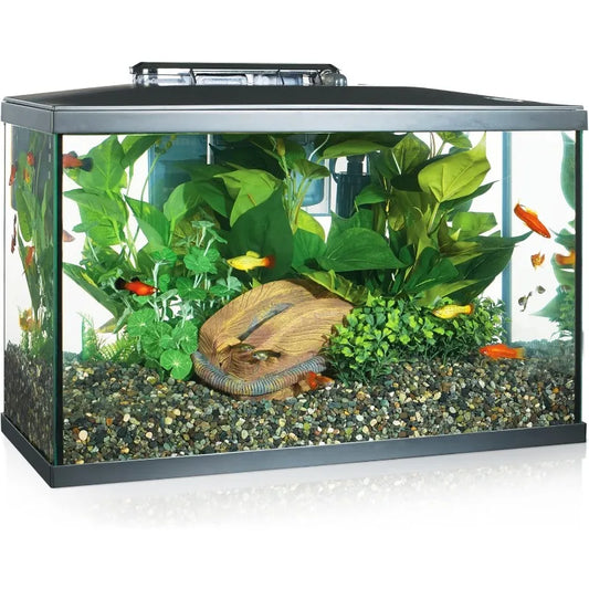 Fish & Aquatic Pet Supplies LED Aquarium Kit 10 Gallon