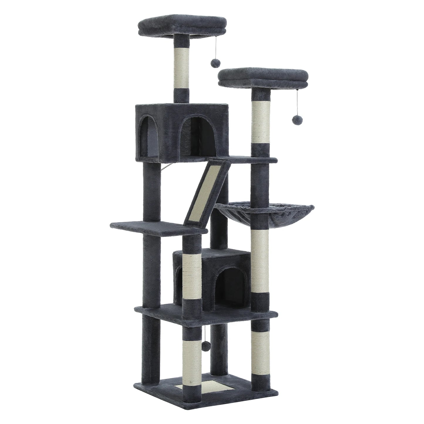 Large Cat Tree Tall Cat Tower for Indoor Cats Multi-Level