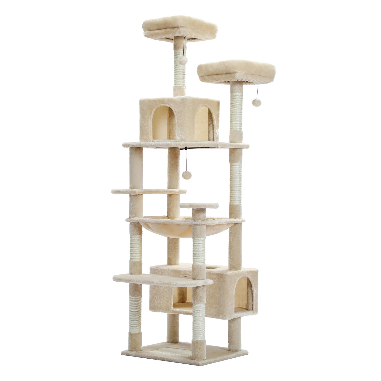 Large Cat Tree Tall Cat Tower for Indoor Cats Multi-Level